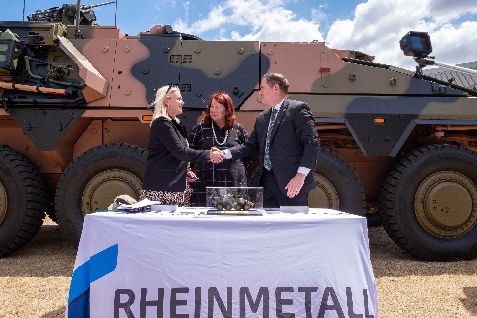 Rheinmetall Handover Ceremony