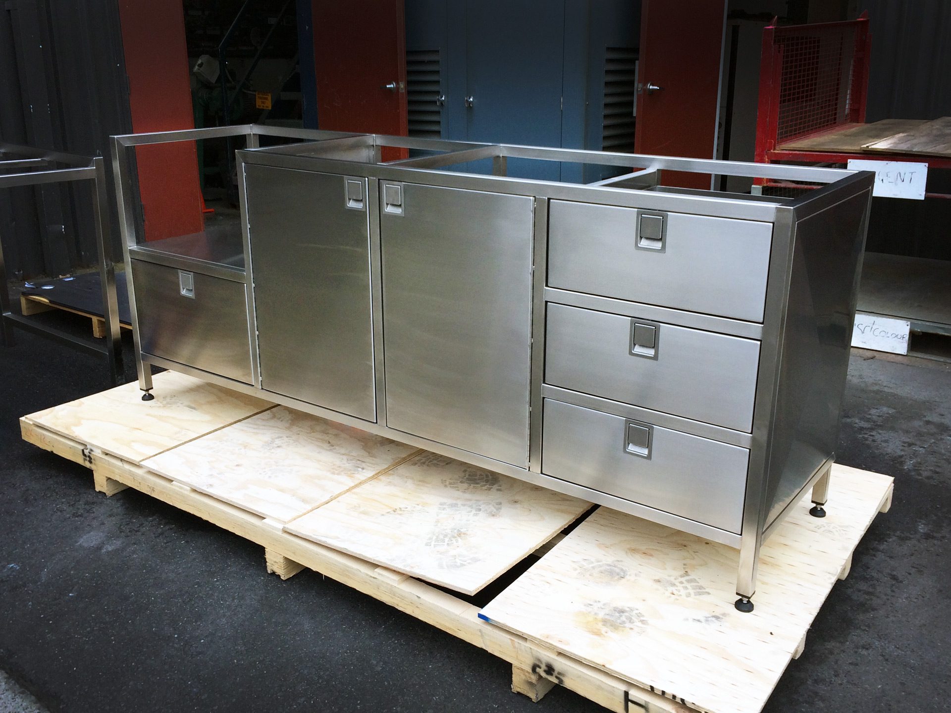 Stainless bench